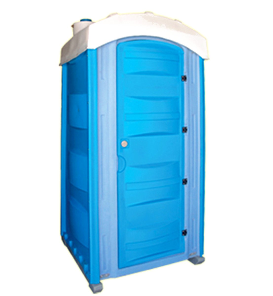 Portable shower Model 2000 outdoor shower cabin, angled view