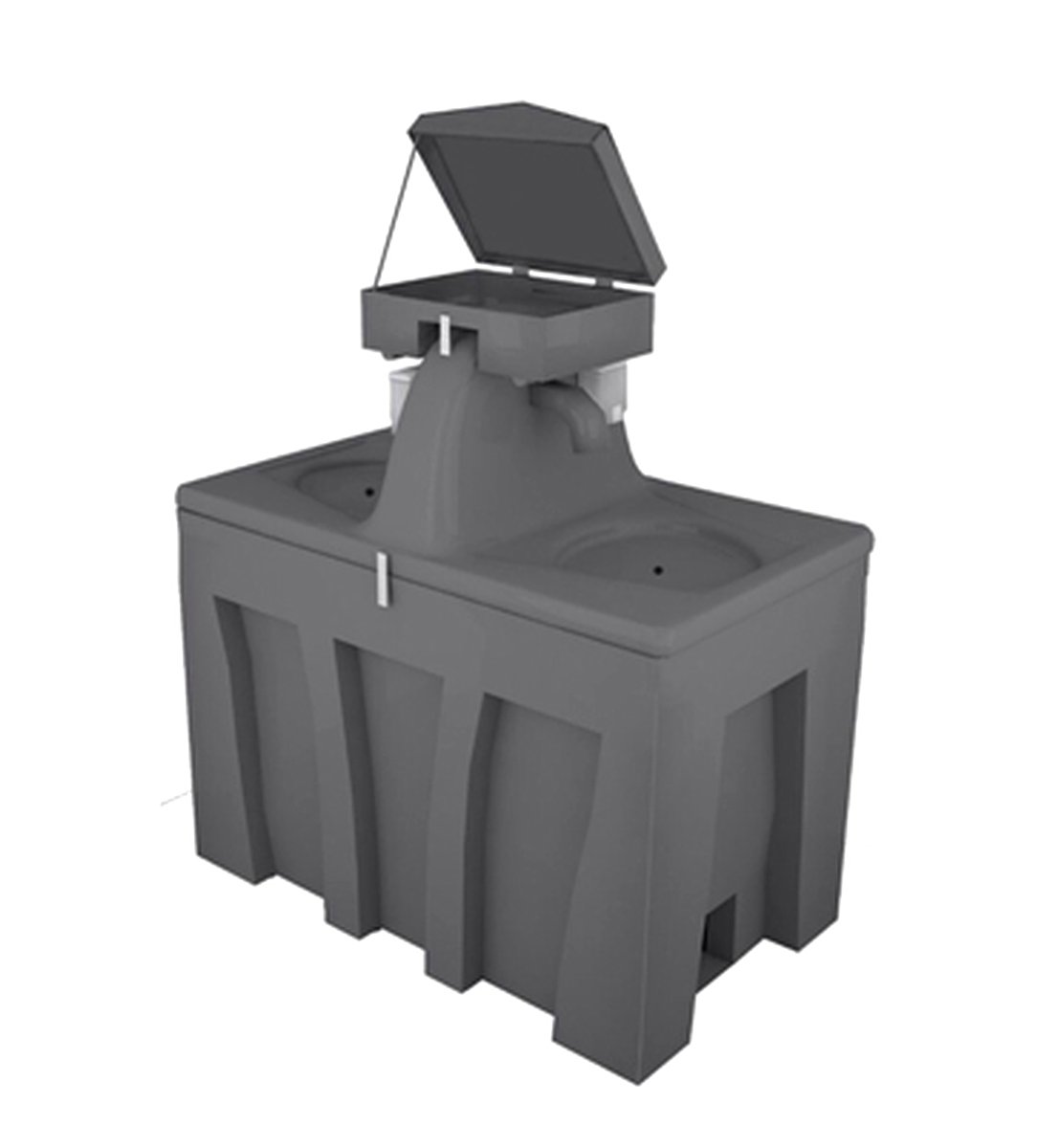 Portable sink Model 1900 compact hand-wash station exterior