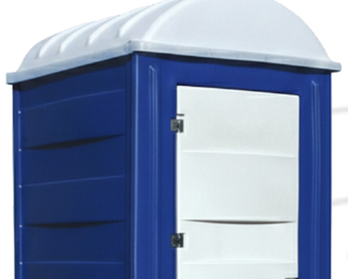 Portable toilet Model 2020 cabin upper exterior detail